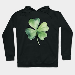 Watercolor Shamrock Hoodie